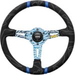 Sportovní volant MOMO Motorsport Ultra Street 350mm - modrý