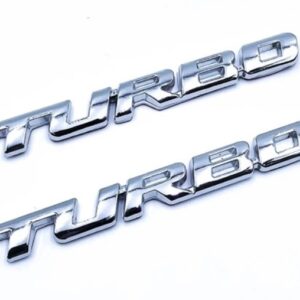 3D Nálepka na auto TURBO 2ks