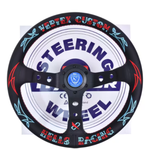 330mm 13-palcový JDM závodní volant, Super styl rally drift volant